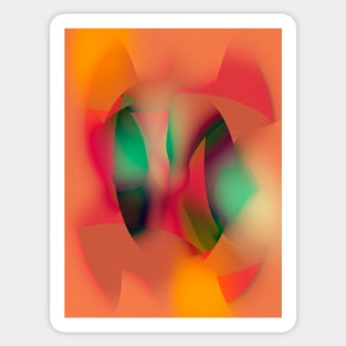 Colorful Misty Gradient 09 - Fever Colors Sticker